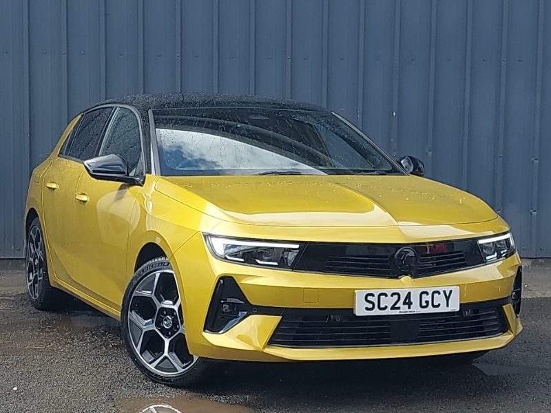 Compare Vauxhall Astra 1.2 Turbo 130 Ultimate SC24GCY Yellow