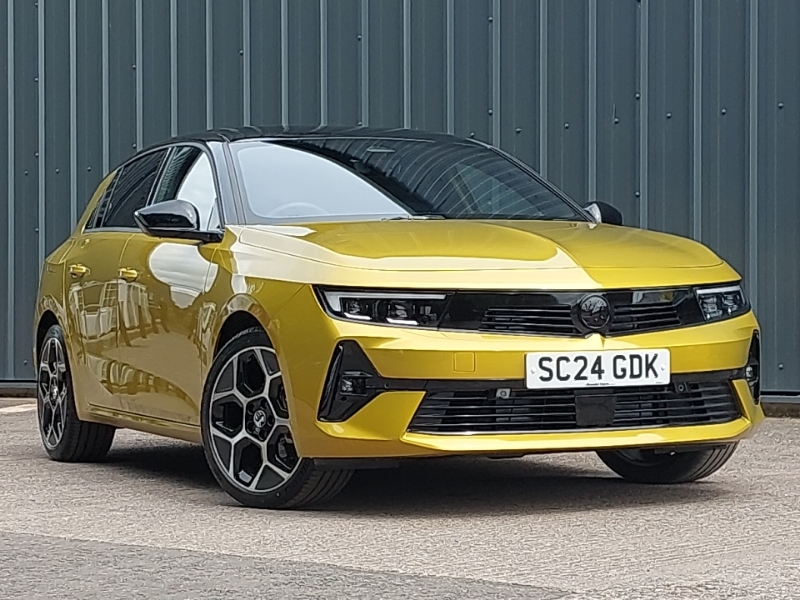 Compare Vauxhall Astra 1.2 Turbo 130 Ultimate SC24GDK Yellow