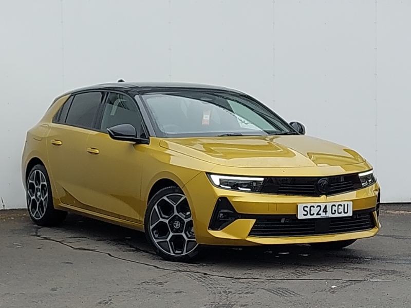Compare Vauxhall Astra 1.2 Turbo 130 Ultimate SC24GCU Yellow
