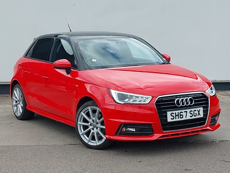 Compare Audi A1 1.4 Tfsi S Line S Tronic SH67SGX Red