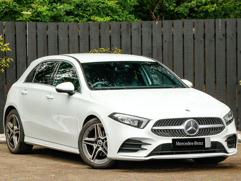 Compare Mercedes-Benz A Class A180d Amg Line SN70OPM White