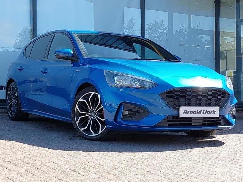 Compare Ford Focus 1.0 Ecoboost 125 St-line X PK68OJG Blue