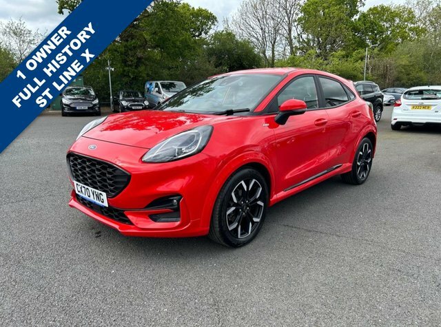 Compare Ford Puma 1.0 St-line X Mhev 155 Bhp CX70YNG Red