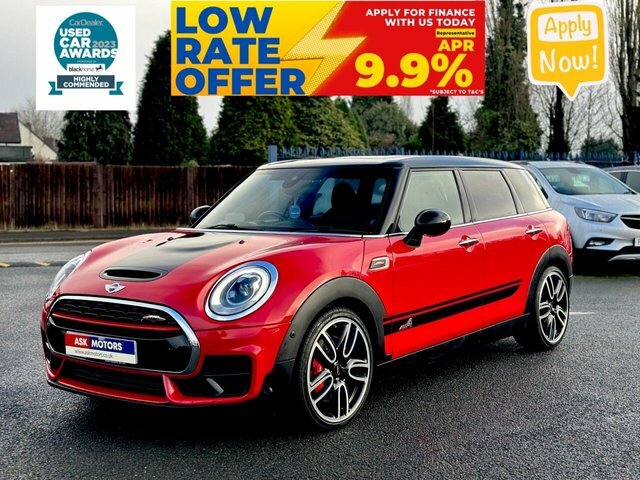 Compare Mini Clubman 2.0 John Cooper Works All4 228 Bhp Pan Roof Sat DX67UDG Red