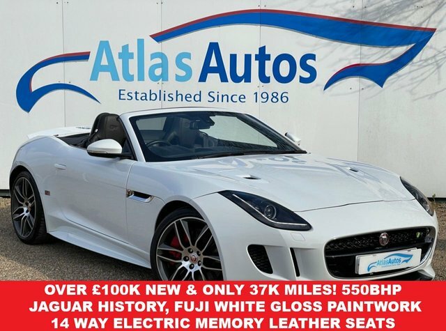 Compare Jaguar F-Type 5.0 R Awd 550 Bhp H8BCT White