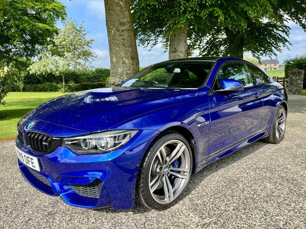 Compare BMW M4 3.0 Biturbo Gpf Dct Euro 6 Ss YH19OFE Blue