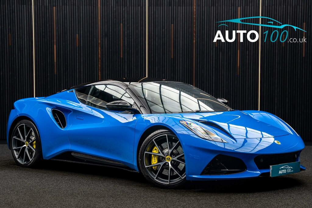 Compare Lotus Emira 3.5 V6 First Edition Ips Euro 6 AP73NKT Blue