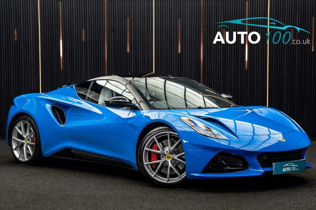 Compare Lotus Emira 3.5 V6 First Edition Euro 6 AO73GXJ Blue