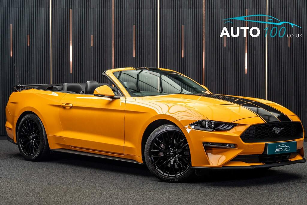 Compare Ford Mustang 2.3T Ecoboost Selshift Euro 6 YO19GVG Orange