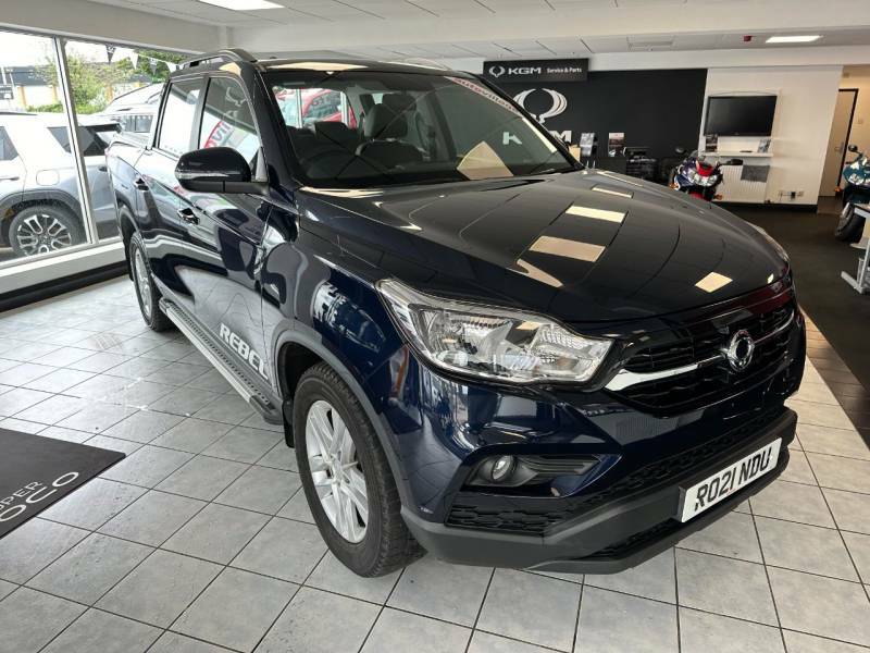 Compare SsangYong Musso Double Cab Pick Up Rebel Awd RO21NDU Blue