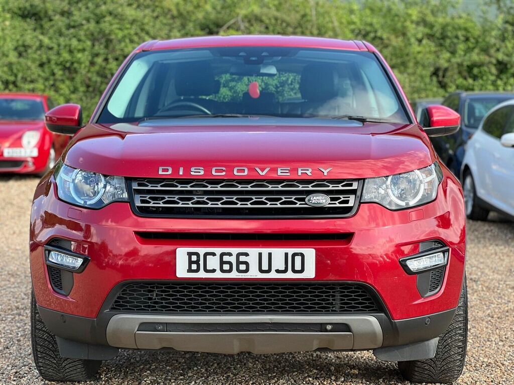 Compare Land Rover Discovery Sport 4X4 2.0 Td4 Se Tech 4Wd Euro 6 Ss 5 Seat BC66UJO Red