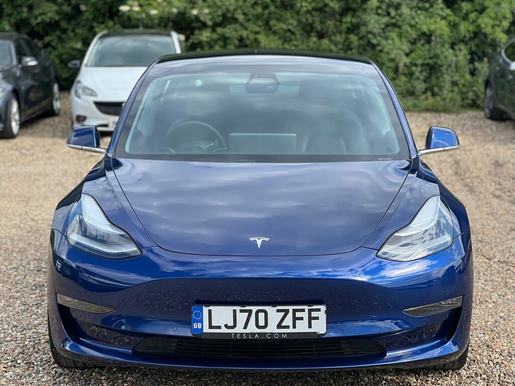 Compare Tesla Model 3 Saloon Dual Motor Performance 4Wde Per LJ70ZFF Blue