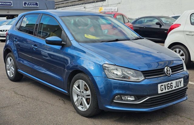 Compare Volkswagen Polo 1.0 Match Edition GV66JUY Blue