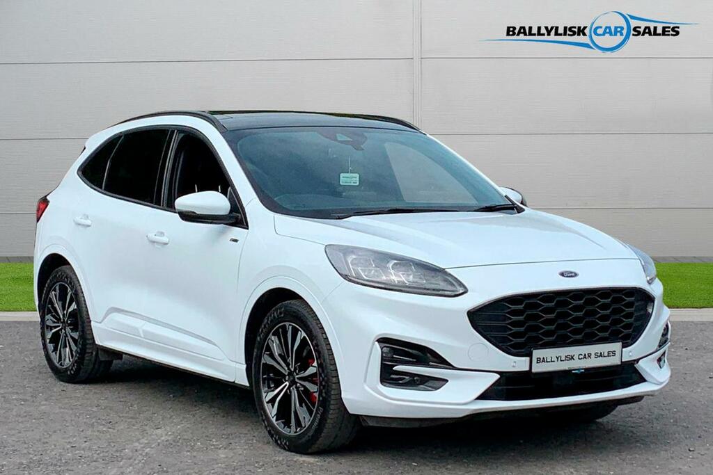 Compare Ford Kuga St-line X Edition 2.5 Fhev In White With 12K AMZ5987 White