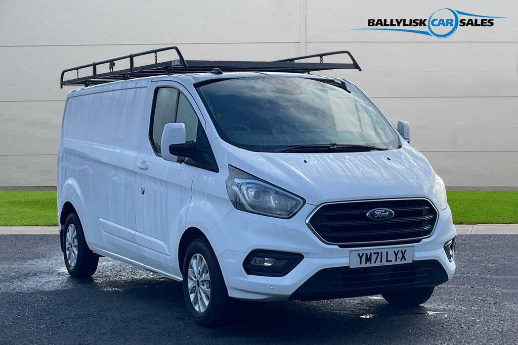 Ford Transit Custom 300 Limited Pv Ecoblue In White With 22K White #1