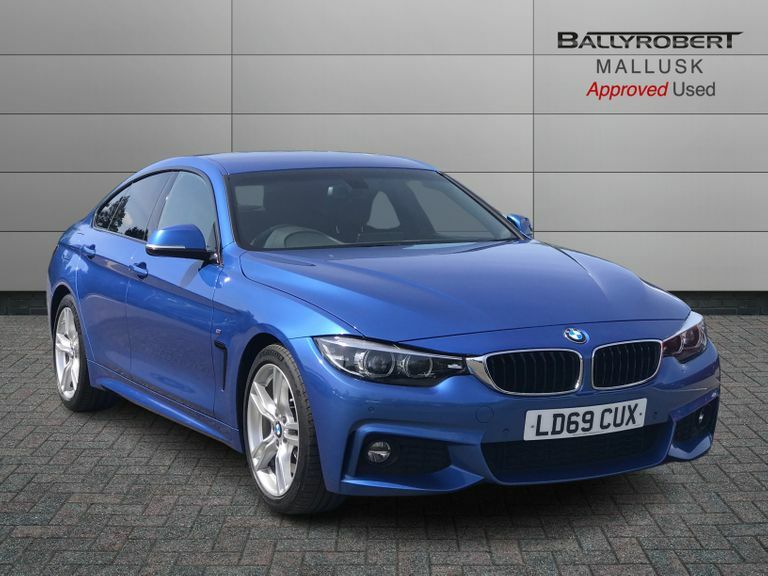 Compare BMW 4 Series 420I M Sport Professional Media LD69CUX Blue