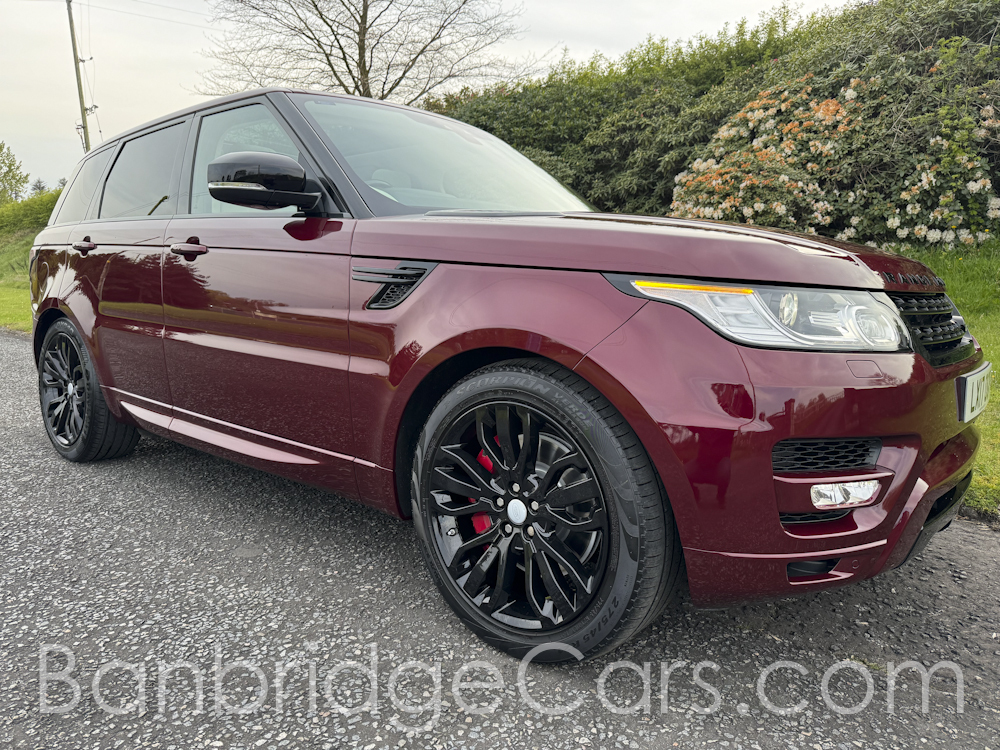 Compare Land Rover Range Rover Sport 3.0Sd V6 Hse Dynamic LX17OGP Red