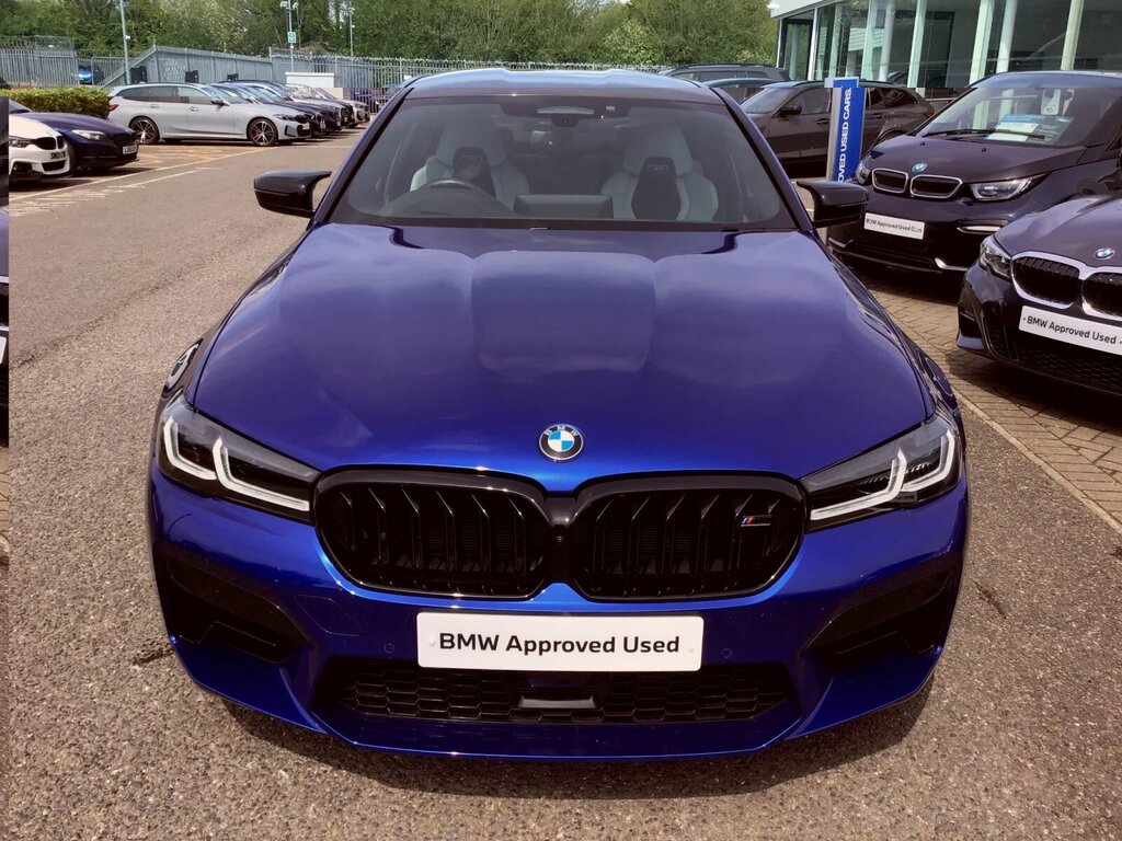 BMW M5 Competition Saloon Blue #1