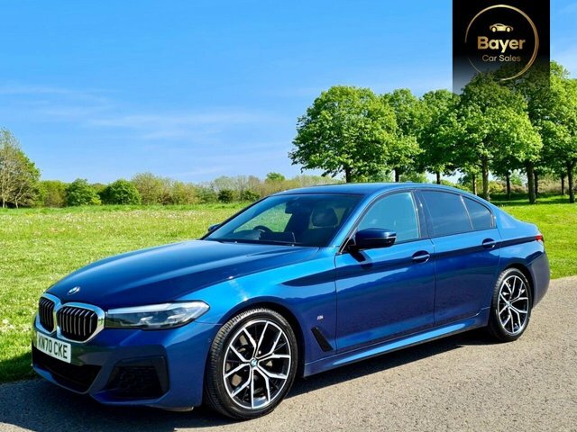 Compare BMW 5 Series 520D Mht M Sport KN70CKE Blue