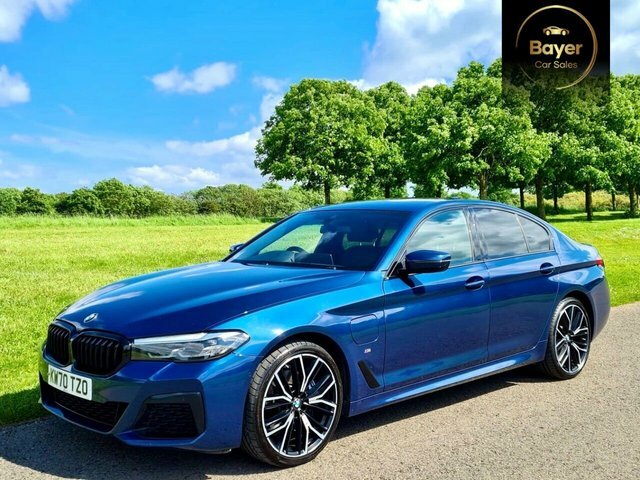 Compare BMW 5 Series 12Kwh M Sport Saloon KW70TZO Blue