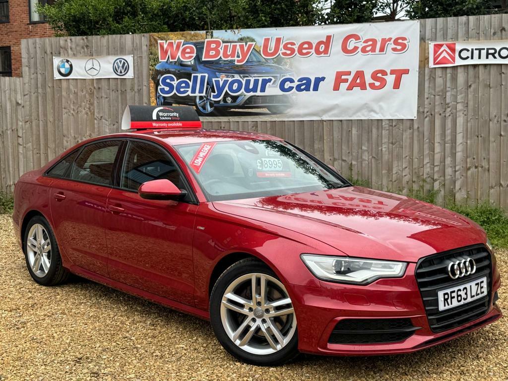 Audi A6 Saloon Saloon 2.0 Tdi S Line Euro 5 Ss Red #1