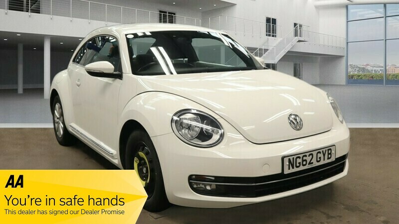 Compare Volkswagen Beetle 1.6 Tdi Bluemotion Tech NG62GYB White