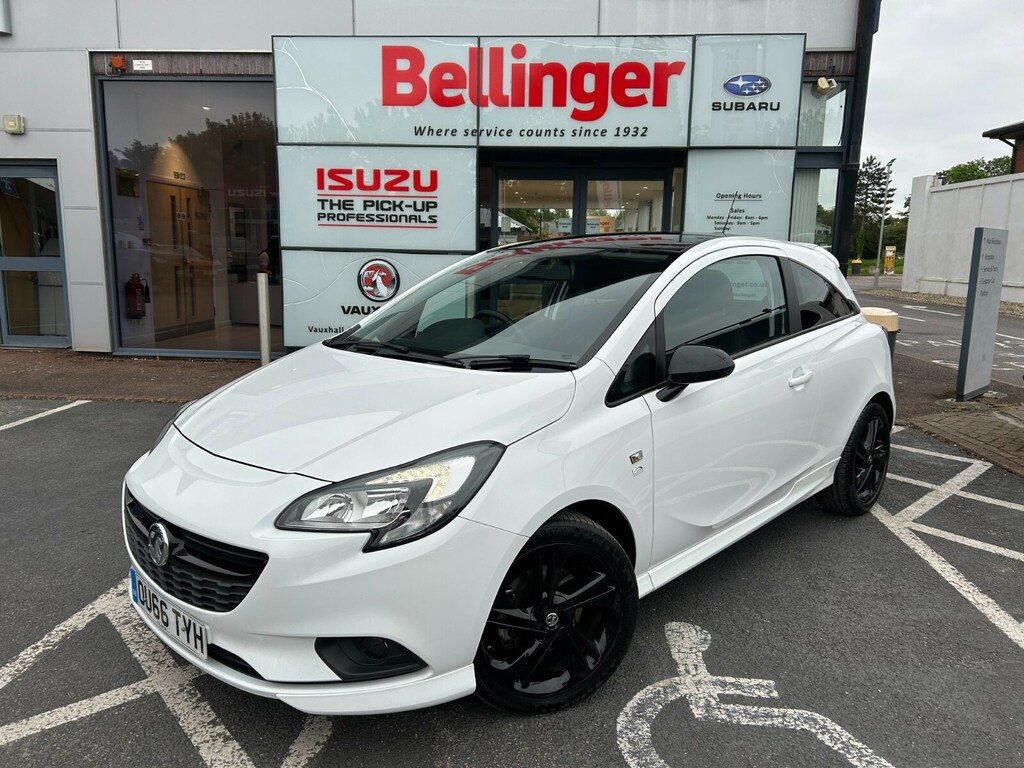 Compare Vauxhall Corsa 1.4T 100 Limited Edition OU66TYH White