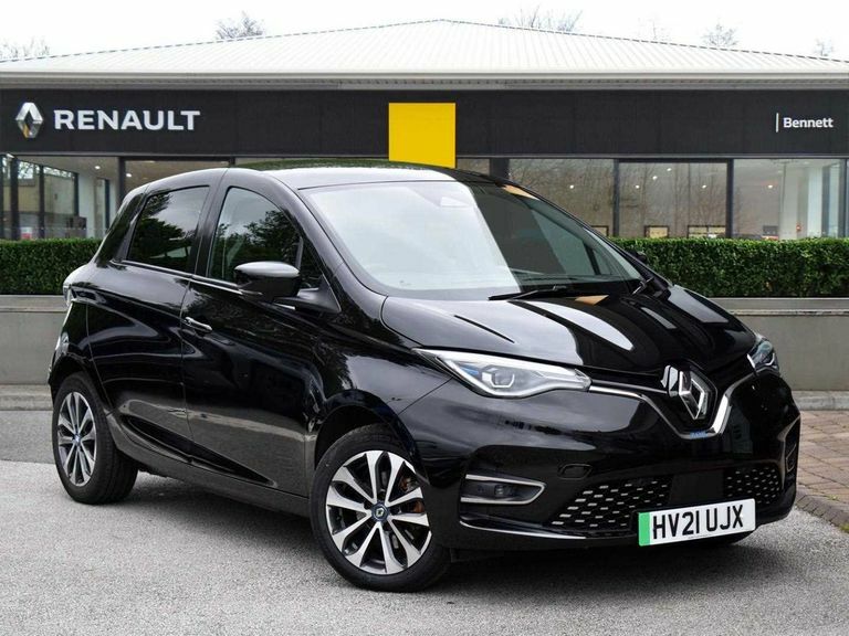 Compare Renault Zoe 100Kw I Gt Line R135 50Kwh Rapid Charge HV21UJX Black