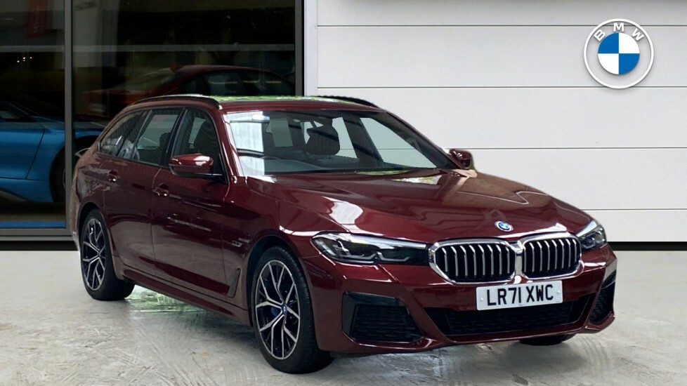 Compare BMW 5 Series 530E M Sport Touring LR71XWC Red