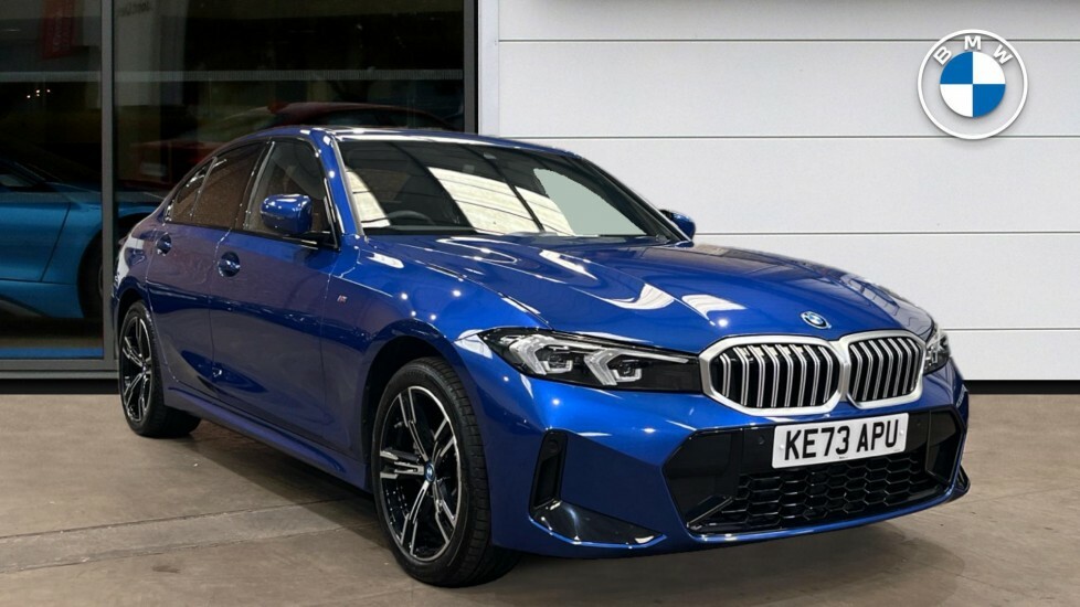 Compare BMW 3 Series 330E M Sport Saloon KE73APU Blue