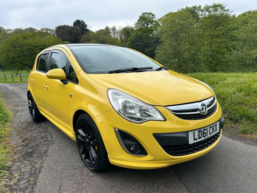 Compare Vauxhall Corsa 1.2 16V Limited Edition Euro 5 LD61CKX Yellow