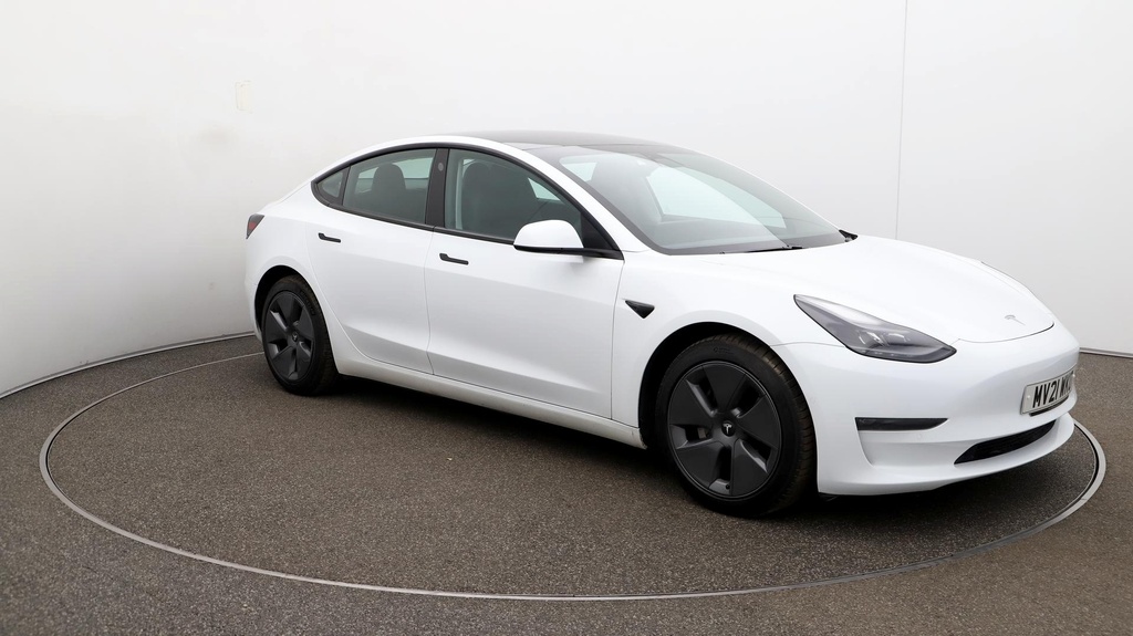 Compare Tesla Model 3 Long Range MV21WKO White