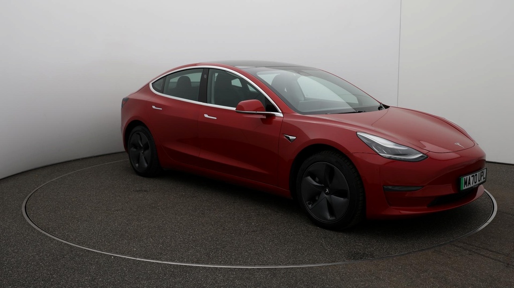Compare Tesla Model 3 Model 3 Long Range Awd MA70UPL Red