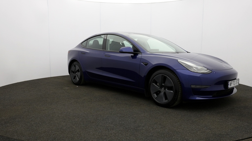 Compare Tesla Model 3 Long Range WP70XFG Blue