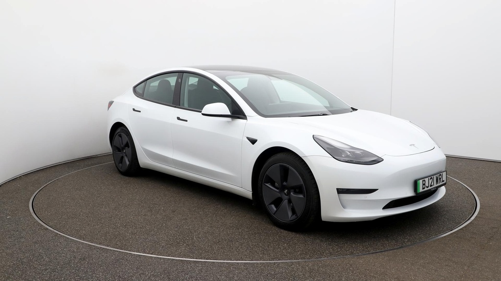 Compare Tesla Model 3 Long Range BJ21WRL White