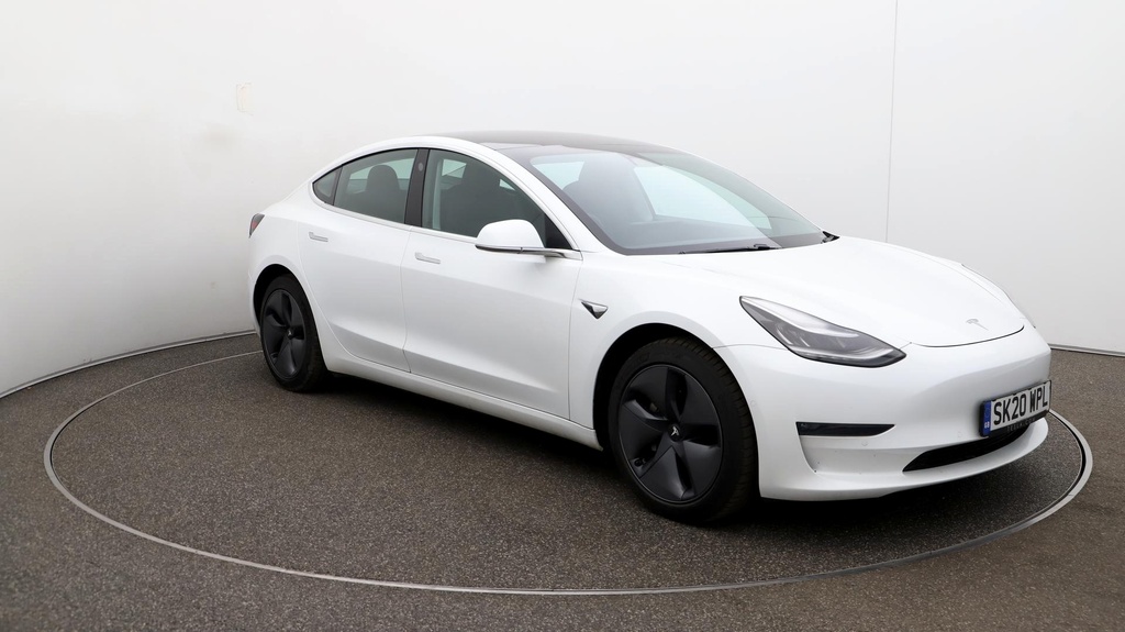 Compare Tesla Model 3 Long Range SK20WPL White