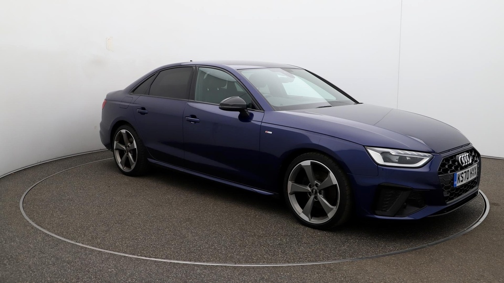 Compare Audi A4 Black Edition KS70HVX Blue