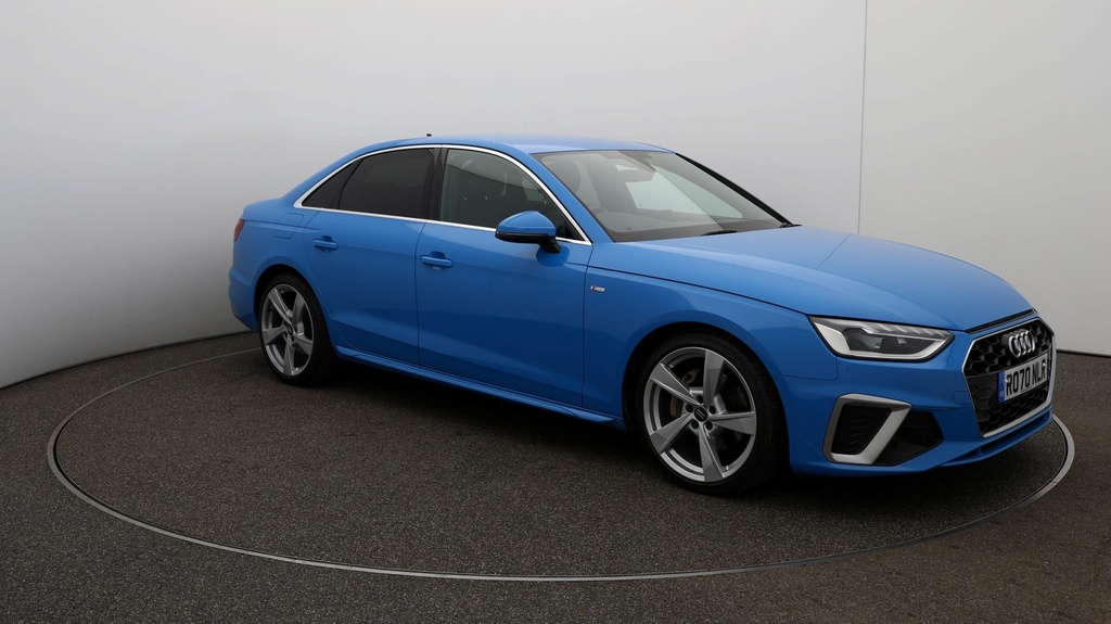Compare Audi A4 S Line RO70NLR Blue