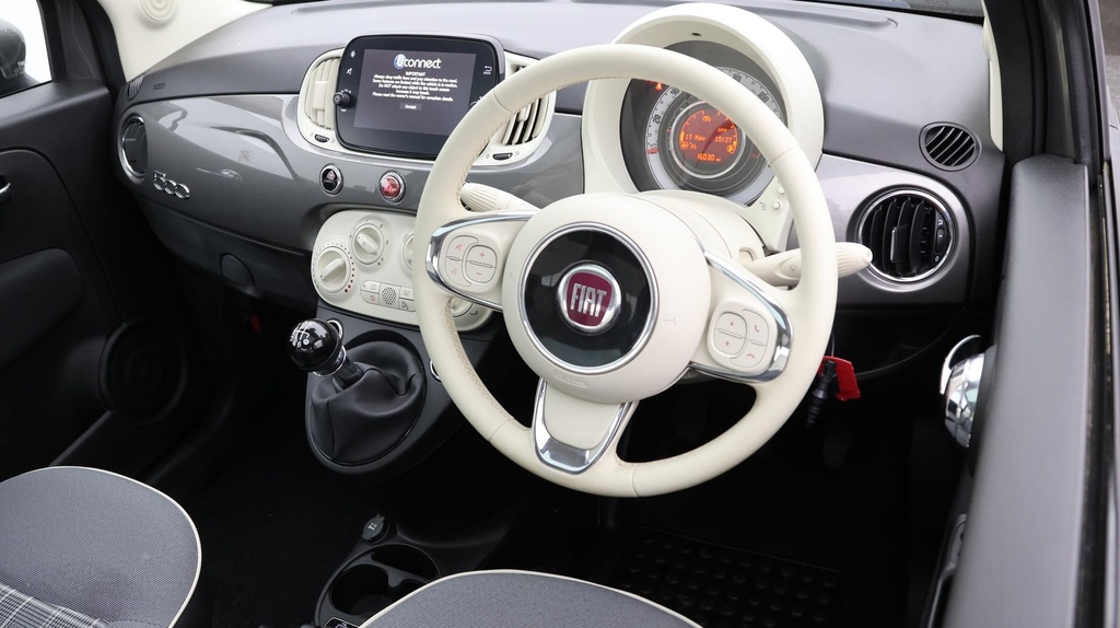 Compare Fiat 500 Lounge LC70BSU Grey