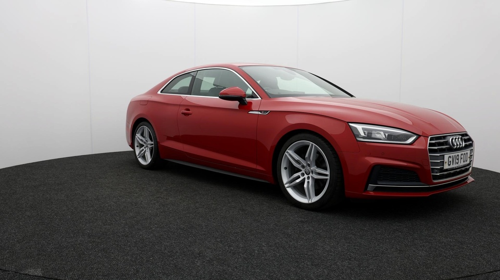 Compare Audi A5 S Line GV19FOD Red
