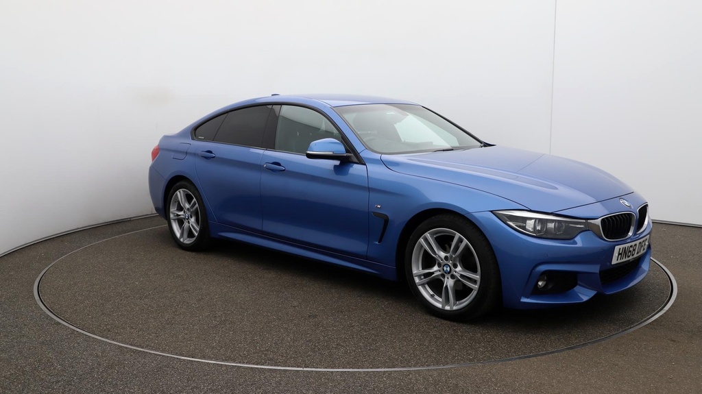 Compare BMW 4 Series Gran Coupe M Sport HN68DFE Blue