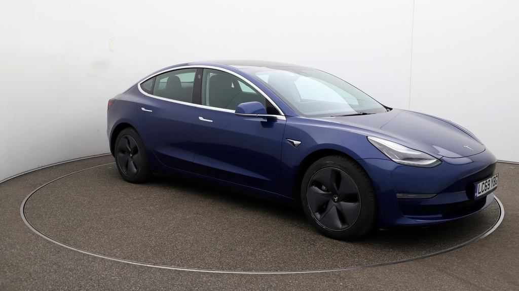 Compare Tesla Model 3 Long Range LC69YBG Blue