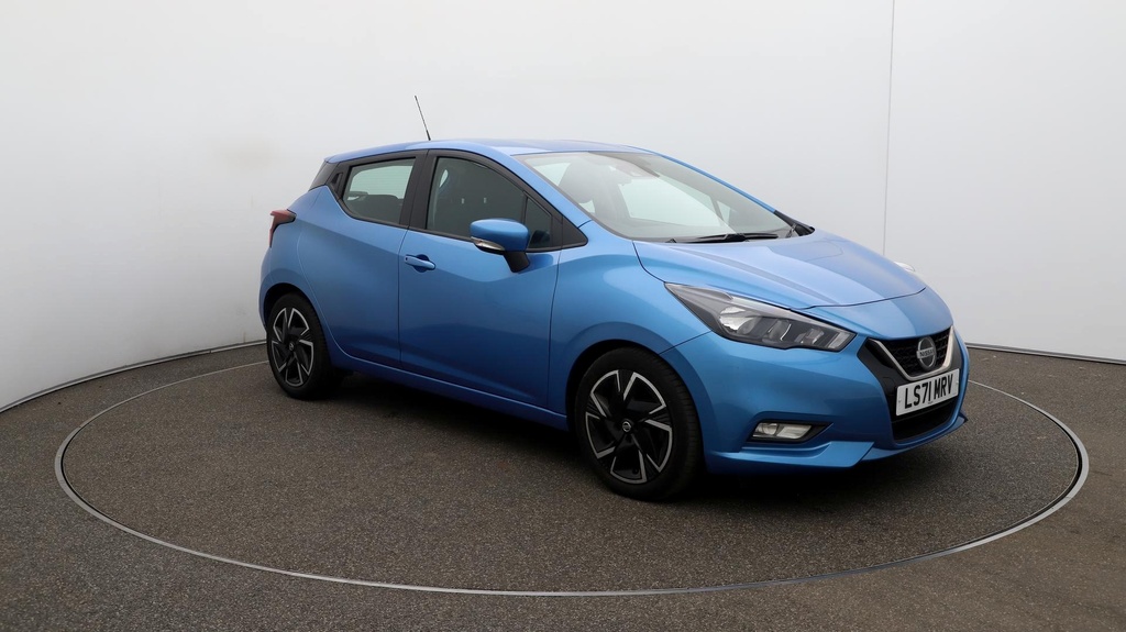 Compare Nissan Micra Ig-t Acenta Xtronic LS71MRV Blue
