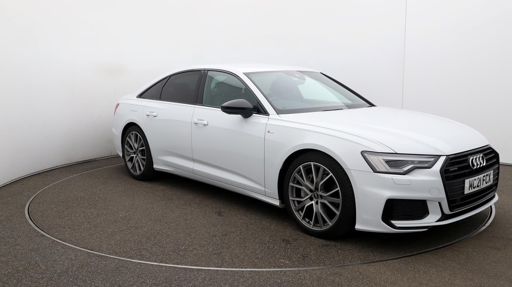 Compare Audi A6 Saloon Black Edition MC21FCX White