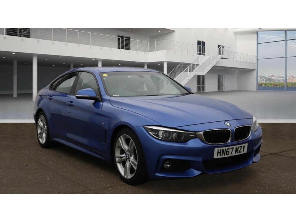 Compare BMW 4 Series Gran Coupe 420D M Sport HN67MZY Blue