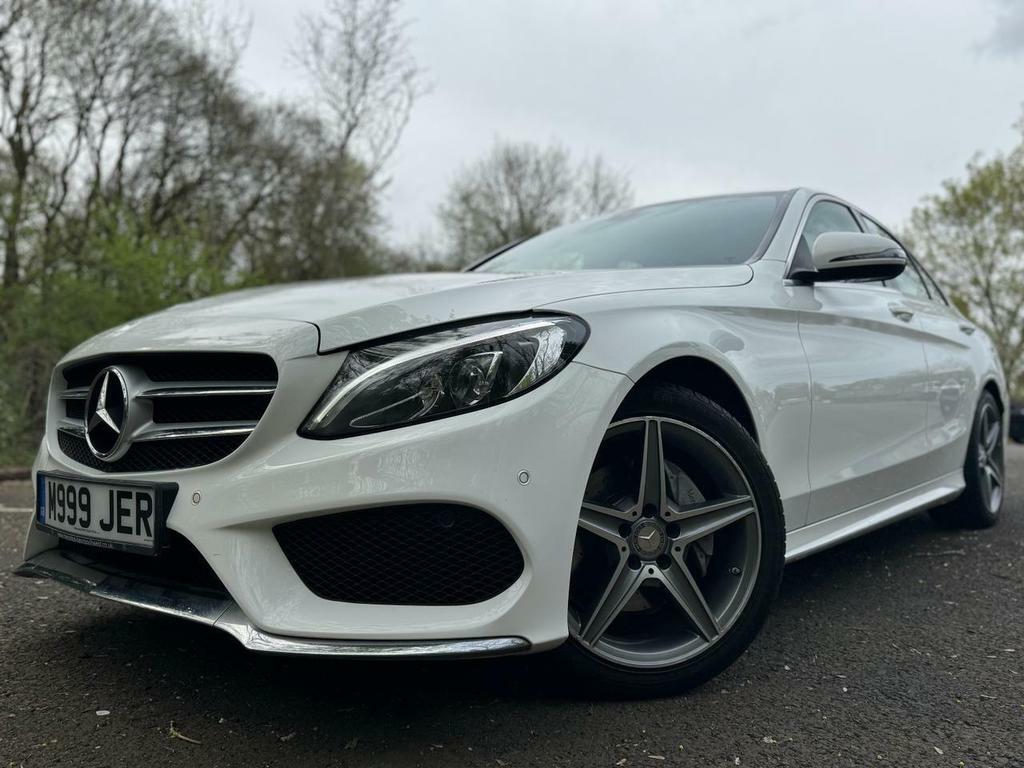 Compare Mercedes-Benz C Class Amg Line M999JER White
