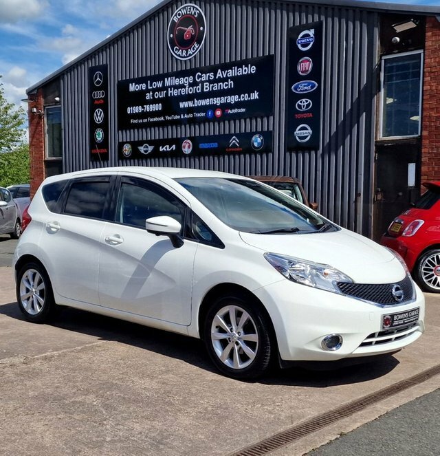 Nissan Note 1.2 Tekna Dig-s 98 Bhp White #1