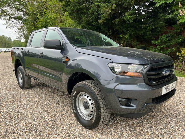 Compare Ford Ranger 2021 2.0 XL Ecoblue 170 Bhp Double Cab YR21JSX Grey