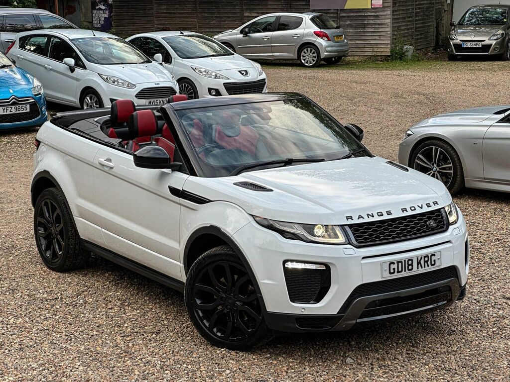 Compare Land Rover Range Rover Evoque Convertible 2.0 Si4 Hse Dynamic 4Wd Euro 6 S GD18KRG White