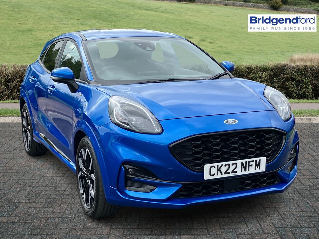 Compare Ford Puma 1.0 Ecoboost Hybrid Mhev St-line X CK22NFM Blue